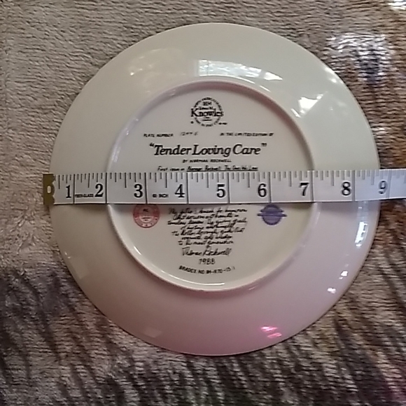 Norman Rockwell's Limited Edition plate by Knowles Fine China with certificate - Picture 3 of 7